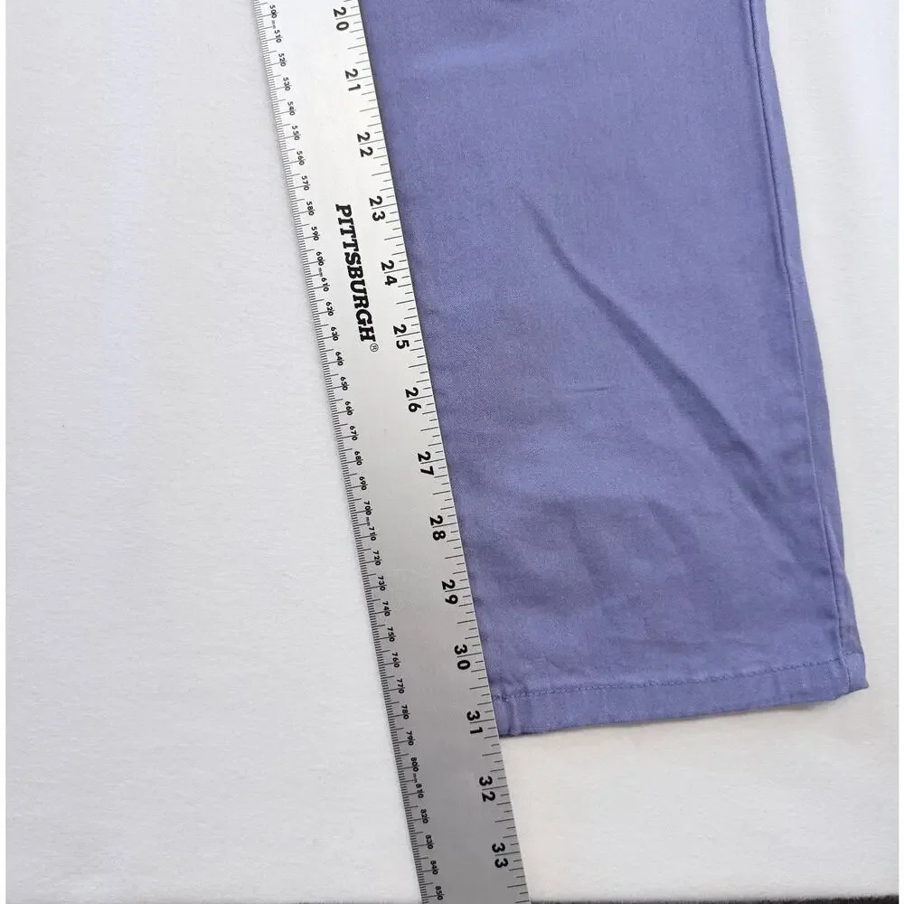 Calvin Klein Jeans Women 29/8 Ultimate Skinny Lavender Purple Colored Denim Pant